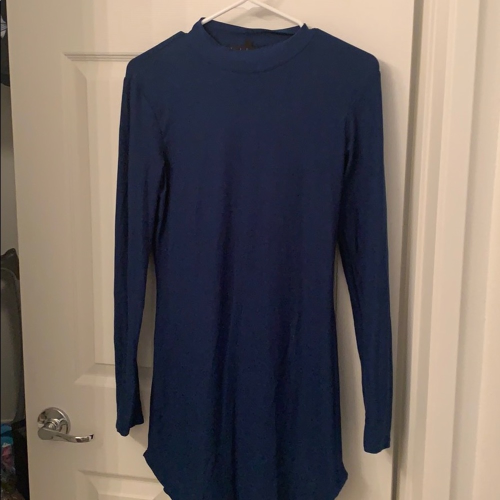 Dark blue dress